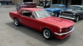 Test Drive 1966 Ford Mustang V8 4 Speed SOLD $17,900 Maple Motors #2277