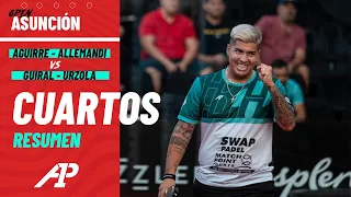 Highlights TOLITO AGUIRRE - TITO ALLEMANDI vs GUIRAL - URZOLA | CUARTOS | Asunción Open