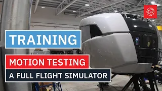 Motion Testing a Full Flight Simulator - Timelapse!