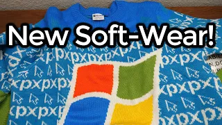 Microsoft's Windows XP & 95 Soft-Wear! - Unboxing & Overview