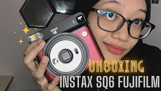 UNBOXING Instax SQ 6 FujiFilm 🤩✨✨✨