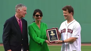 DAVID ROSENTHAL First Pitch at Fenway Park 08/01/17