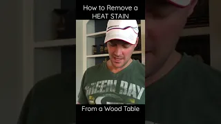 SHOCKING! Remove Heat Stain from Wood Table Like MAGIC!!