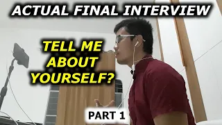 Actual Call Center FINAL INTERVIEW Question and Answer TELL ME ABOUT YOURSELF Part 1 2023 BPO HIRED!