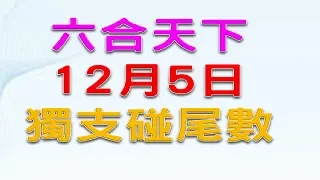 樂透奇俠-12月5日六合天下-獨支碰尾數含特別號-六合彩