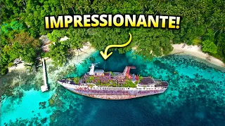 209 | Encontramos um NAVIO ABANDONADO nas Ilhas Salomão - MS World Discoverer