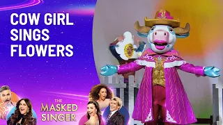 Cow Girl 'Flowers' Performance - Season 5 | The Masked Singer Australia | Channel 10