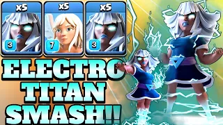 Electro Titan is Unstoppable On Town Hall 15!! Best New Th15 Ground Attack Strategy - Clash of Clans