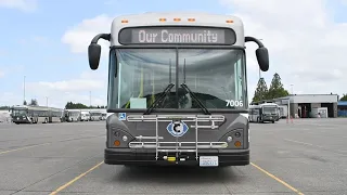 C-TRAN's first all-electric buses