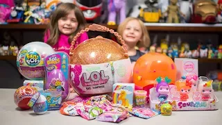 HUGE LOL Surprise Pikmi Pops Toys Opening Surprise Eggs Blind Bags Toys for Girls Kinder Playtime