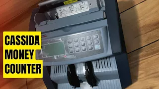 Cassida 5520 UV/MG - USA Money Counter Review | UV/MG/IR Counterfeit Detection, Add and Batch Modes