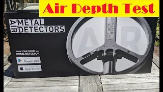 Air Metal Detector Air Depth Test