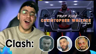 Trap King - Christopher wallace (Freestyle Clash) REACTION !!