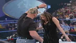Stone Cold Gives Stephanie A Beer Shower 12/28/2000