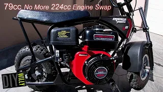 79cc No More - Meet MAX the 224cc Engine Swapped Mega Moto Minibike