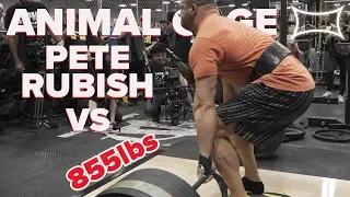 Pete Rubish Attacks An 855lb Deadlift | @pete.rubish