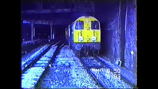 B.R.BLUE CLASS 20s.20066@20138 LIGHT ENGINE AT BIRMINGHAM NEW ST.2 5 93.Neil Hayton railway memories