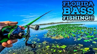 BASS FISHING Florida During an INSANE Cold FRONT!!! || Freezing Temps w/ @ADUB1