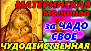 Материнская Молитва за ЧАДО СВОЕ! Самая СИЛЬНАЯ МОЛИТВА ЗА ДЕТЕЙ ПРОЧТИ ПРЯМО СЕЙЧАС