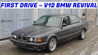 First Drive in 5 Years - V12 BMW E32 750iL - Project Karlsruhe: Part 4