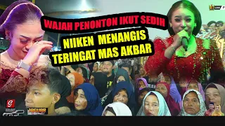 PENONTON TERPANA NIKEN SALINDRI  Galau Nyanyi lagu LAMUNAN untuk MZ AKBAR