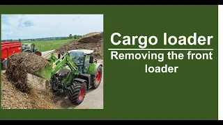 Fendt loader removal