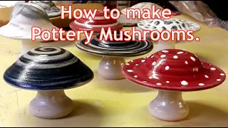 Allotment Diary : I made some Pottery Mushrooms 🍄🍄