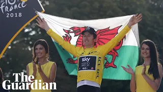 Tour de France winner Geraint Thomas rides into Paris on final day