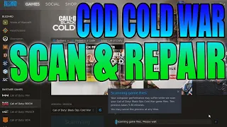 Call Of Duty Cold War On PC Scan & Repair | FIX Common Problems