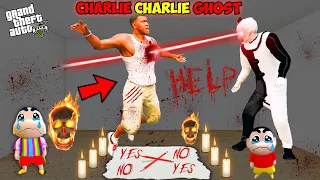 Franklin & Shinchan Plays Charlie Charlie Ghost Challenge At Night ! | GTA 5 AVENGERS