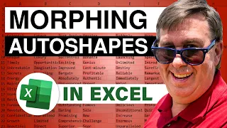 Excel - Advanced Tricks with Shapes in Excel - Episode 405