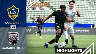 LA Galaxy II vs. San Antonio FC - Game Highlights | 03-19-2022