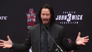 Keanu Reeves Hand and Footprint Ceremony - Keanu Reeves Speech (official video)