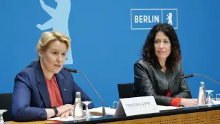 Landespressekonferenz mit dem Berliner Senat am 17. Mai 2022