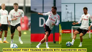 🔥 Mason Mount First Training Session with Manchester United 🔴