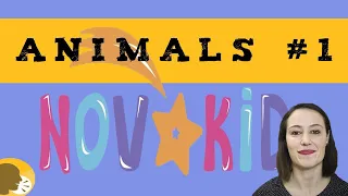 Learning the animals names 1 🇬🇧 English for KIDS