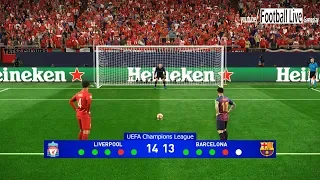 PES 2019 | Liverpool vs Barcelona | Penalty Shootout | UEFA Champions League (UCL) Final