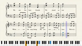 That’s What Friends are For - Piano tutorial and sheet music