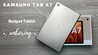 Samsung Galaxy Tab A7  ✨ Unboxing and Impressions