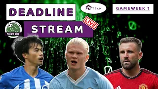 The Planet FPL GW1 Deadline Stream Live! In Partnership With FPL Team | FPL 2023/24