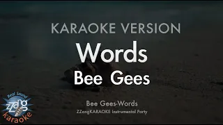 Bee Gees-Words (MR/Instrumental) (Karaoke Version)