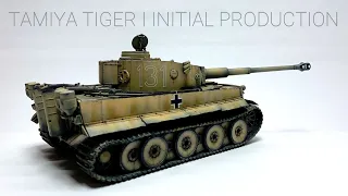 TAMIYA 1/35 GERMAN TIGER I INITIAL PRODUCTION Scalemodel Painting #scalemodeling #afv #howtopaint