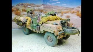 S.A.S. Land Rover Pink Panther Tamiya model kit 1/35