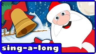 Jingle Bells Song For Children | Christmas Songs with Lyrics by HooplaKidz Sing-A-Long