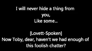 Sweeney Todd Not While I'm Around-Lyrics