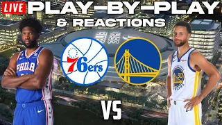 Philadelphia 76ers vs Golden State Warriors | Live Play-By-Play & Reactions