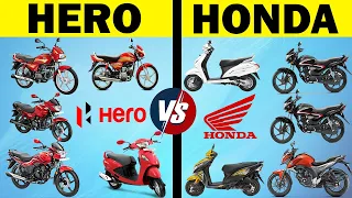 🔥 Hero Vs Honda Company Comparison | Hero Honda Separation 2024 | Which is best?