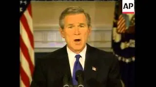 President Bush's address on arrest of Saddam