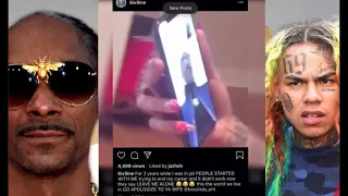 Tekashi 69 shows video of snoop dogg cheating on wife full video