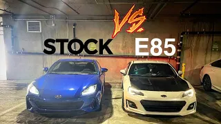 2022 Subaru BRZ (6MT) vs 2018 Subaru BRZ E85 (Auto)